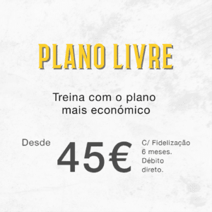 1ª Mensalidade 45€ + Inscrição 50€ + Seguro Anual 10€